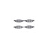 7212-42095 by DYNAMIC FRICTION COMPANY - Brake Rotor - Drilled & Slotted - Silver- HD Brake Pad - Hardware