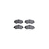 7212-42109 by DYNAMIC FRICTION COMPANY - Brake Rotor - Drilled & Slotted - Silver- HD Brake Pad - Hardware