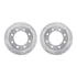 7212-48018 by DYNAMIC FRICTION COMPANY - Brake Rotor - Drilled & Slotted - Silver- HD Brake Pad - Hardware