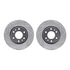 7212-48020 by DYNAMIC FRICTION COMPANY - Brake Rotor - Drilled & Slotted - Silver- HD Brake Pad - Hardware