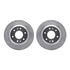 7212-48019 by DYNAMIC FRICTION COMPANY - Brake Rotor - Drilled & Slotted - Silver- HD Brake Pad - Hardware