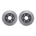 7212-48027 by DYNAMIC FRICTION COMPANY - Brake Rotor - Drilled & Slotted - Silver- HD Brake Pad - Hardware