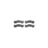 7212-48122 by DYNAMIC FRICTION COMPANY - Brake Rotor - Drilled & Slotted - Silver- HD Brake Pad - Hardware