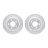 7212-54003 by DYNAMIC FRICTION COMPANY - Brake Rotor - Drilled & Slotted - Silver- HD Brake Pad - Hardware