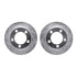 7212-99093 by DYNAMIC FRICTION COMPANY - Brake Rotor - Drilled & Slotted - Silver- HD Brake Pad - Hardware