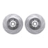7212-99158 by DYNAMIC FRICTION COMPANY - Brake Rotor - Drilled & Slotted - Silver- HD Brake Pad - Hardware