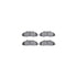 7212-99158 by DYNAMIC FRICTION COMPANY - Brake Rotor - Drilled & Slotted - Silver- HD Brake Pad - Hardware
