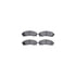 7212-99165 by DYNAMIC FRICTION COMPANY - Brake Rotor - Drilled & Slotted - Silver- HD Brake Pad - Hardware