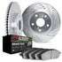 7402-47004 by DYNAMIC FRICTION COMPANY - Brake Rotor - Drilled & Slotted - Silver- HD Brake Pad