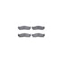 7412-40016 by DYNAMIC FRICTION COMPANY - Brake Rotor - Drilled & Slotted - Silver- HD Brake Pad - Hardware