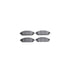 7412-42001 by DYNAMIC FRICTION COMPANY - Brake Rotor - Drilled & Slotted - Silver- HD Brake Pad - Hardware