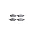 7412-42009 by DYNAMIC FRICTION COMPANY - Brake Rotor - Drilled & Slotted - Silver- HD Brake Pad - Hardware