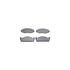 7412-42017 by DYNAMIC FRICTION COMPANY - Brake Rotor - Drilled & Slotted - Silver- HD Brake Pad - Hardware