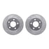 7412-42017 by DYNAMIC FRICTION COMPANY - Brake Rotor - Drilled & Slotted - Silver- HD Brake Pad - Hardware