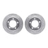 7412-42020 by DYNAMIC FRICTION COMPANY - Brake Rotor - Drilled & Slotted - Silver- HD Brake Pad - Hardware