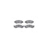 7412-42020 by DYNAMIC FRICTION COMPANY - Brake Rotor - Drilled & Slotted - Silver- HD Brake Pad - Hardware