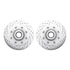 7412-48008 by DYNAMIC FRICTION COMPANY - Brake Rotor - Drilled & Slotted - Silver- HD Brake Pad - Hardware
