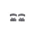 7412-48012 by DYNAMIC FRICTION COMPANY - Brake Rotor - Drilled & Slotted - Silver- HD Brake Pad - Hardware