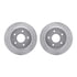 7412-48021 by DYNAMIC FRICTION COMPANY - Brake Rotor - Drilled & Slotted - Silver- HD Brake Pad - Hardware