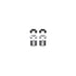 7412-48021 by DYNAMIC FRICTION COMPANY - Brake Rotor - Drilled & Slotted - Silver- HD Brake Pad - Hardware