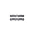 7412-48022 by DYNAMIC FRICTION COMPANY - Brake Rotor - Drilled & Slotted - Silver- HD Brake Pad - Hardware