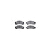 7412-48020 by DYNAMIC FRICTION COMPANY - Brake Rotor - Drilled & Slotted - Silver- HD Brake Pad - Hardware