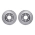 7412-48024 by DYNAMIC FRICTION COMPANY - Brake Rotor - Drilled & Slotted - Silver- HD Brake Pad - Hardware