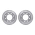 7412-48026 by DYNAMIC FRICTION COMPANY - Brake Rotor - Drilled & Slotted - Silver- HD Brake Pad - Hardware