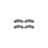 7412-48029 by DYNAMIC FRICTION COMPANY - Brake Rotor - Drilled & Slotted - Silver- HD Brake Pad - Hardware