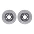 7412-48031 by DYNAMIC FRICTION COMPANY - Brake Rotor - Drilled & Slotted - Silver- HD Brake Pad - Hardware