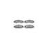 7412-48051 by DYNAMIC FRICTION COMPANY - Brake Rotor - Drilled & Slotted - Silver- HD Brake Pad - Hardware