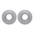 7412-54100 by DYNAMIC FRICTION COMPANY - Brake Rotor - Drilled & Slotted - Silver- HD Brake Pad - Hardware