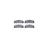 7412-54098 by DYNAMIC FRICTION COMPANY - Brake Rotor - Drilled & Slotted - Silver- HD Brake Pad - Hardware