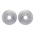 7412-67010 by DYNAMIC FRICTION COMPANY - Brake Rotor - Drilled & Slotted - Silver- HD Brake Pad - Hardware