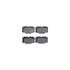 7412-76003 by DYNAMIC FRICTION COMPANY - Brake Rotor - Drilled & Slotted - Silver- HD Brake Pad - Hardware