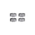 7412-76006 by DYNAMIC FRICTION COMPANY - Brake Rotor - Drilled & Slotted - Silver- HD Brake Pad - Hardware