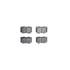 7412-76013 by DYNAMIC FRICTION COMPANY - Brake Rotor - Drilled & Slotted - Silver- HD Brake Pad - Hardware