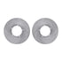 7502-02003 by DYNAMIC FRICTION COMPANY - Rotors-Drilled and Slotted-Silver with 5000 Advanced Brake Pads