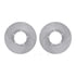 7502-02004 by DYNAMIC FRICTION COMPANY - Rotors-Drilled and Slotted-Silver with 5000 Advanced Brake Pads