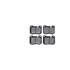 7502-02050 by DYNAMIC FRICTION COMPANY - Rotors-Drilled and Slotted-Silver with 5000 Advanced Brake Pads