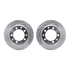 7502-02032 by DYNAMIC FRICTION COMPANY - Rotors-Drilled and Slotted-Silver with 5000 Advanced Brake Pads