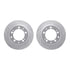 7502-02072 by DYNAMIC FRICTION COMPANY - Rotors-Drilled and Slotted-Silver with 5000 Advanced Brake Pads