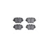 7502-32025 by DYNAMIC FRICTION COMPANY - Rotors-Drilled and Slotted-Silver with 5000 Advanced Brake Pads