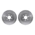 7502-40127 by DYNAMIC FRICTION COMPANY - Rotors-Drilled and Slotted-Silver with 5000 Advanced Brake Pads