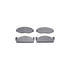 7502-55052 by DYNAMIC FRICTION COMPANY - Rotors-Drilled and Slotted-Silver with 5000 Advanced Brake Pads