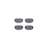 7502-63014 by DYNAMIC FRICTION COMPANY - Rotors-Drilled and Slotted-Silver with 5000 Advanced Brake Pads