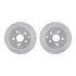 7502-76111 by DYNAMIC FRICTION COMPANY - Rotors-Drilled and Slotted-Silver with 5000 Advanced Brake Pads