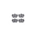 7512-02015 by DYNAMIC FRICTION COMPANY - Rotors-Drilled & Slotted-Silver w/ 5000 Advanced Brake Pads Incl Hdw