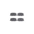 7512-76037 by DYNAMIC FRICTION COMPANY - Rotors-Drilled & Slotted-Silver w/ 5000 Advanced Brake Pads Incl Hdw