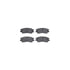 7512-76068 by DYNAMIC FRICTION COMPANY - Rotors-Drilled & Slotted-Silver w/ 5000 Advanced Brake Pads Incl Hdw